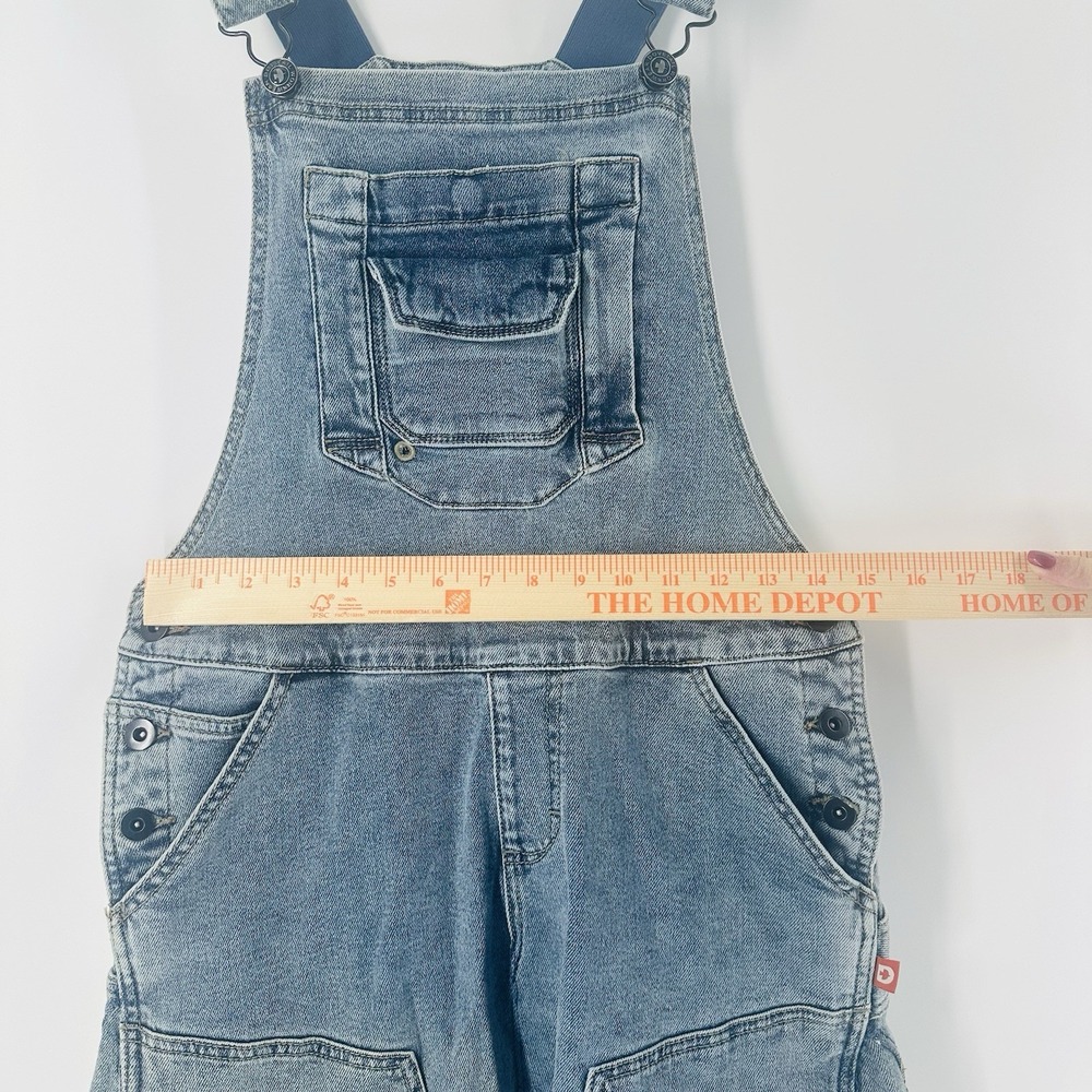Rare Dovetail Workwear Womens‎ Denim Skirt Bib Sz 6 Carpenter Overalls R1034 - Picture 4 of 9